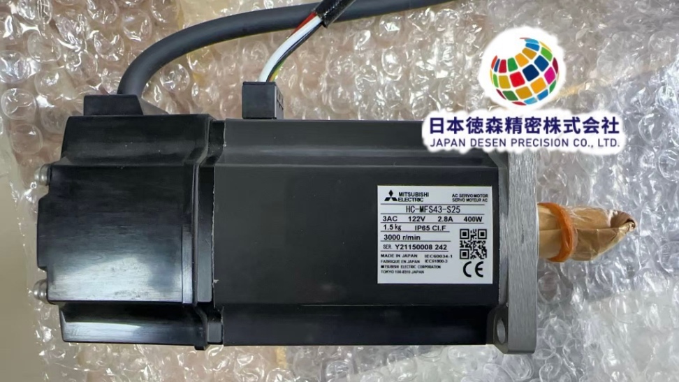 品名:CM402 X軸モーター 品番:N510005279AA  型番:HC-MFS43-S25
