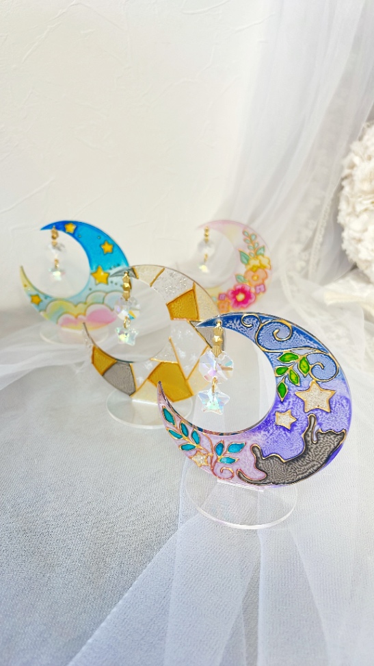 置型サンキャッチャー(月のしずく)